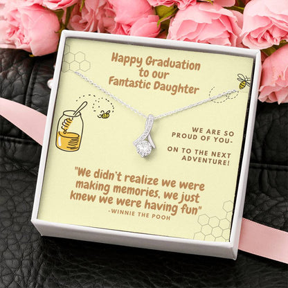 Alluring Beauty - We Just Knew We Were Having Fun Winnie the Pooh Graduation - Daughter