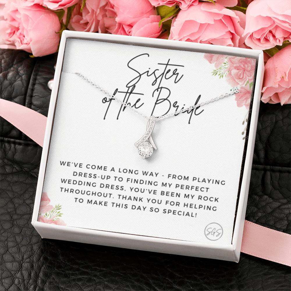 0625G Sister of the bride Necklace Beauty