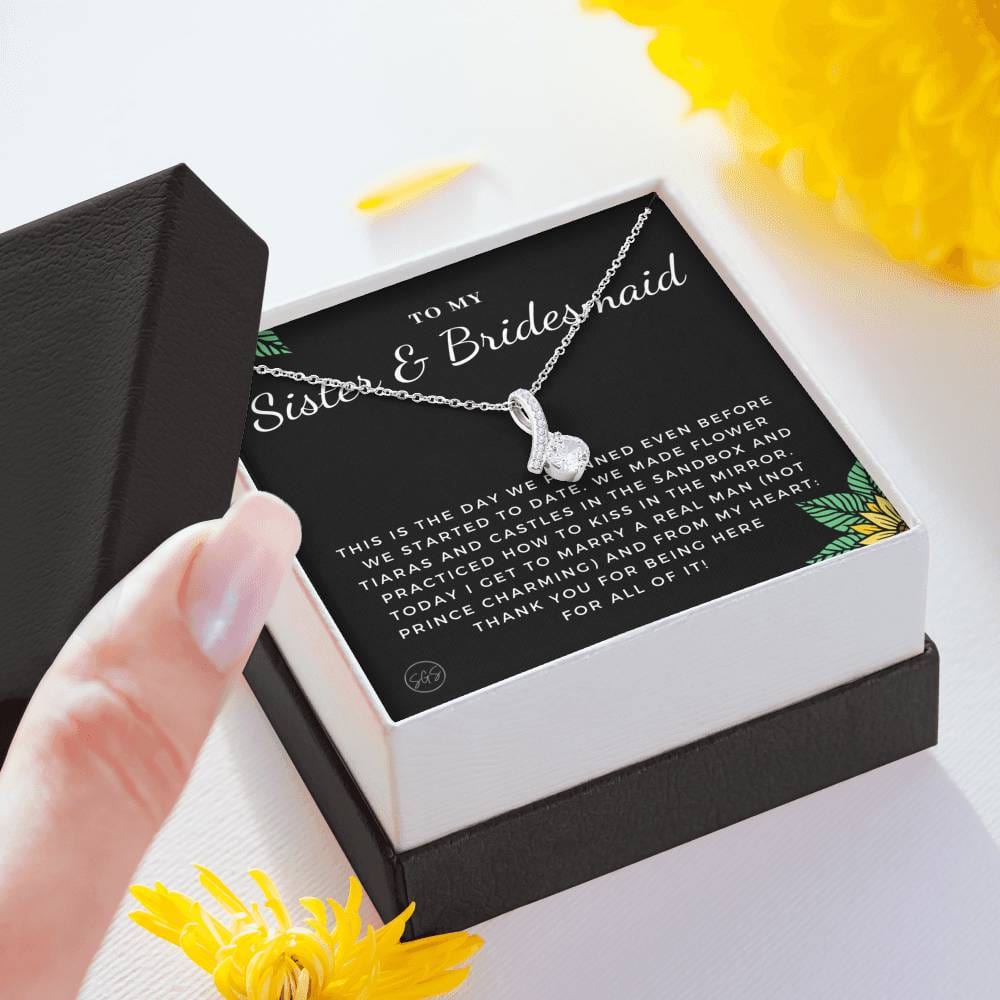 Sister Bridesmaid 0712h Necklace Beauty