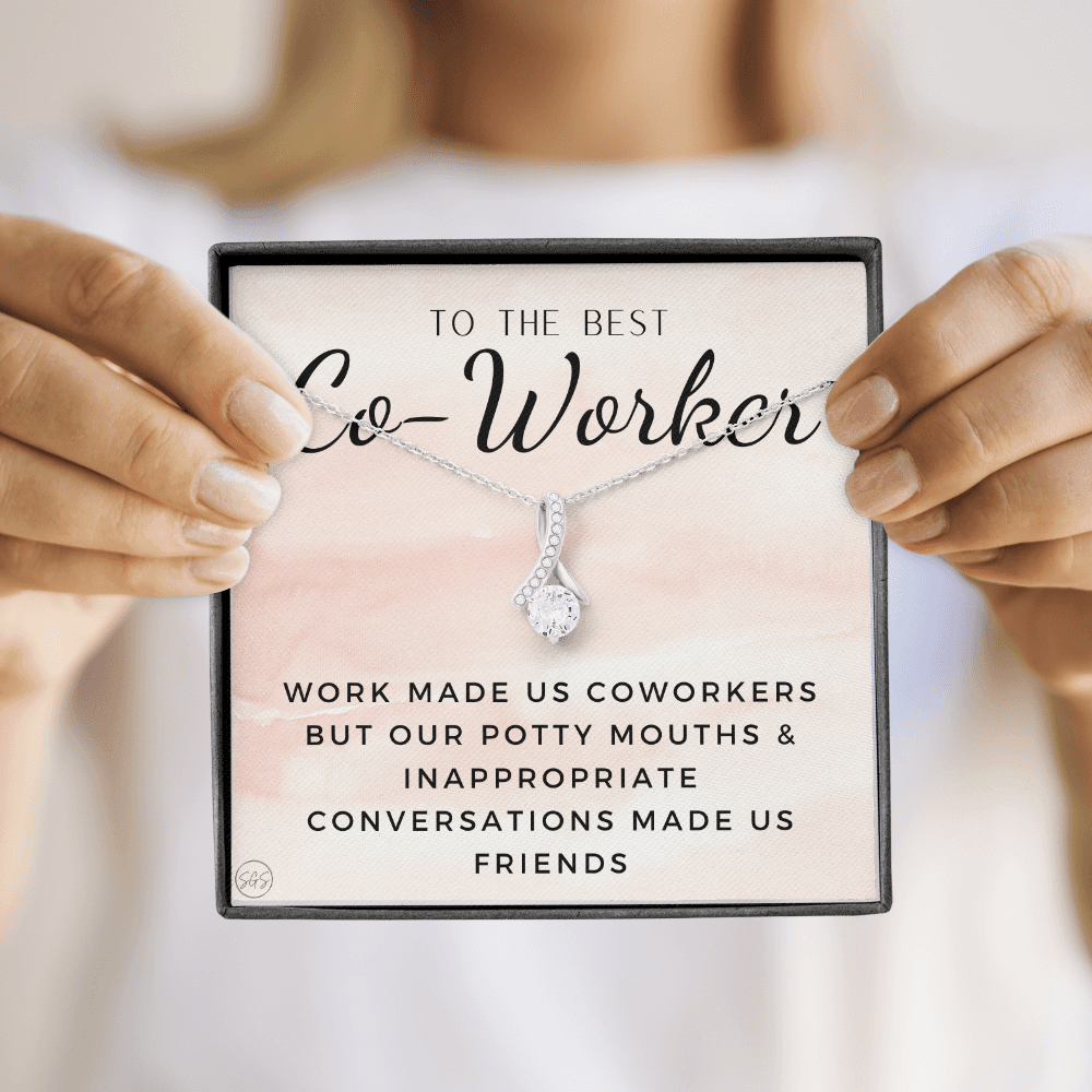 Funny Co-Worker Gift - Work Made Us Coworkers but Our Potty Mouths Made Us Friends, Office Bestie