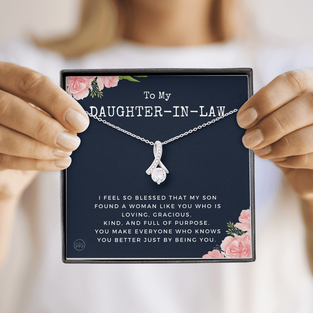 Daughter in Law Gift | Future DIL, Bonus Daughter, From Mother in Law, Father in Law, In Laws, For the Bride, Son's Wife, Fiance 1012DILdbA