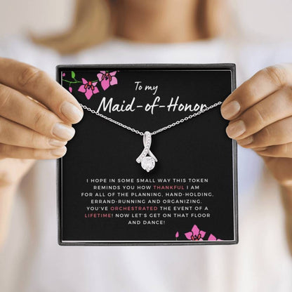 MaidofHonorTokenofThanks Necklace Beauty