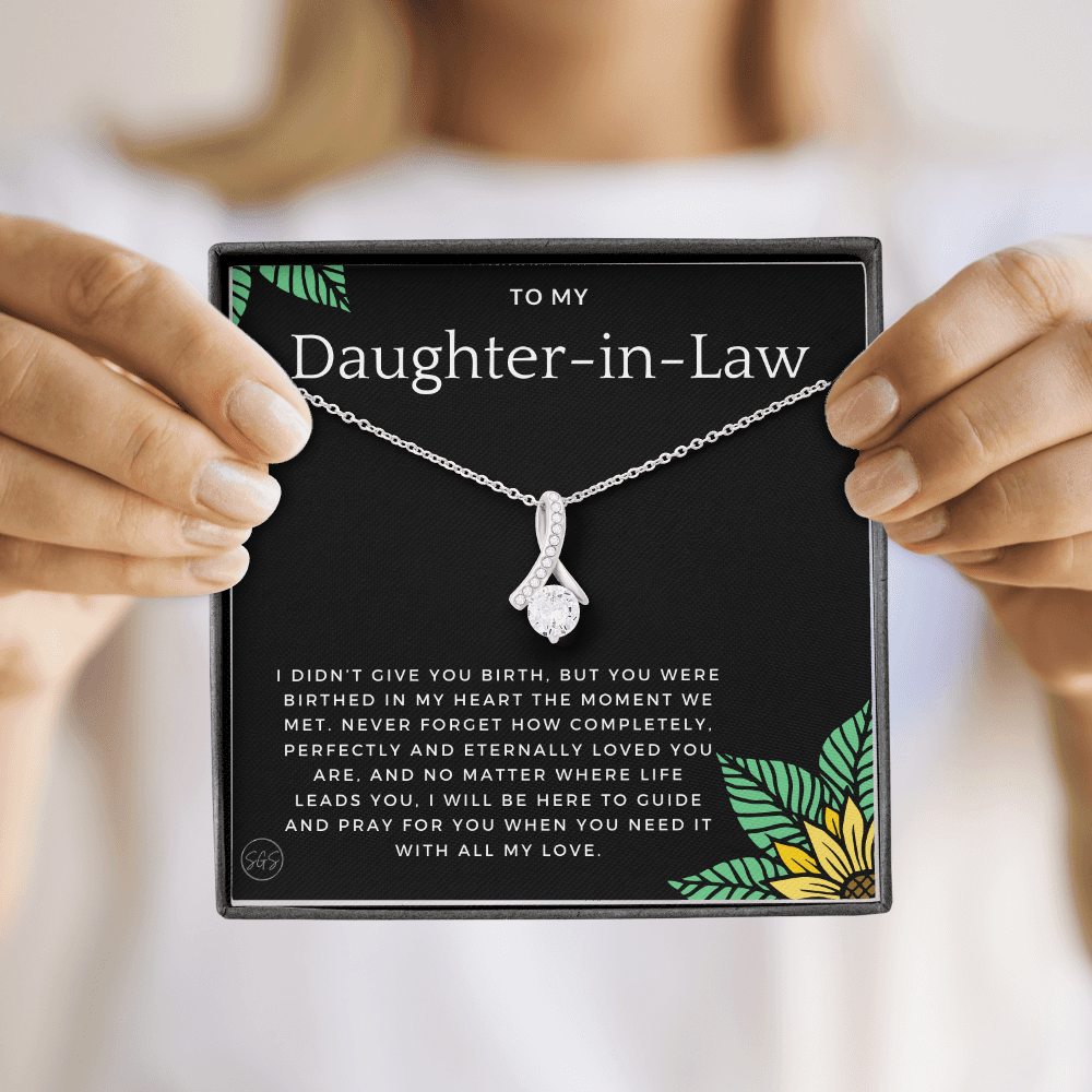 Daughter in Law Gift | Future DIL, Bonus Daughter, From Mother in Law, Father in Law, In Laws, For the Bride, Son's Wife, Fiance 1012DILgbA