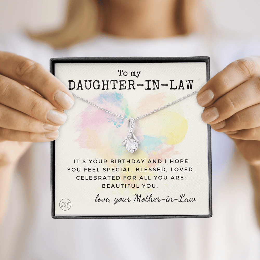 Daughter in Law Gift | Future DIL, Bonus Daughter, From Mother in Law, Father in Law, In Laws, For the Bride, Son's Wife, Fiance 1012DILhb2bA