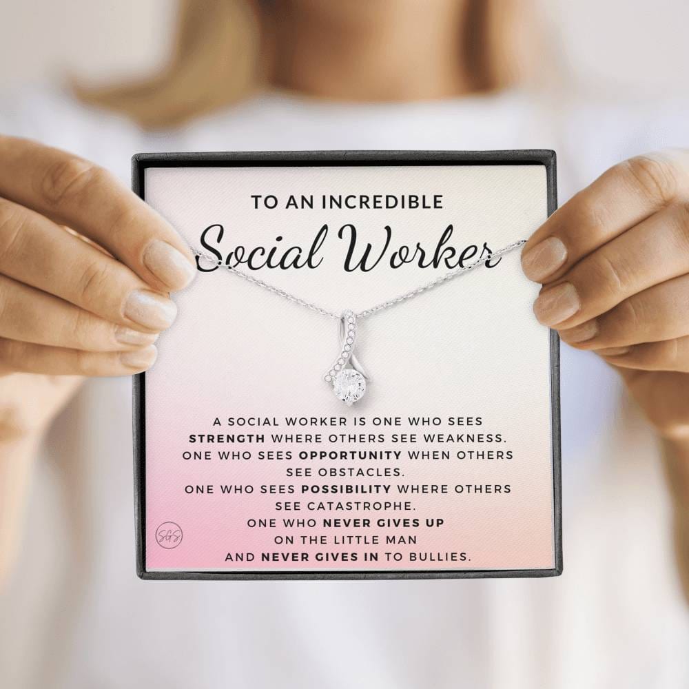0922e social worker.png Necklace Beauty