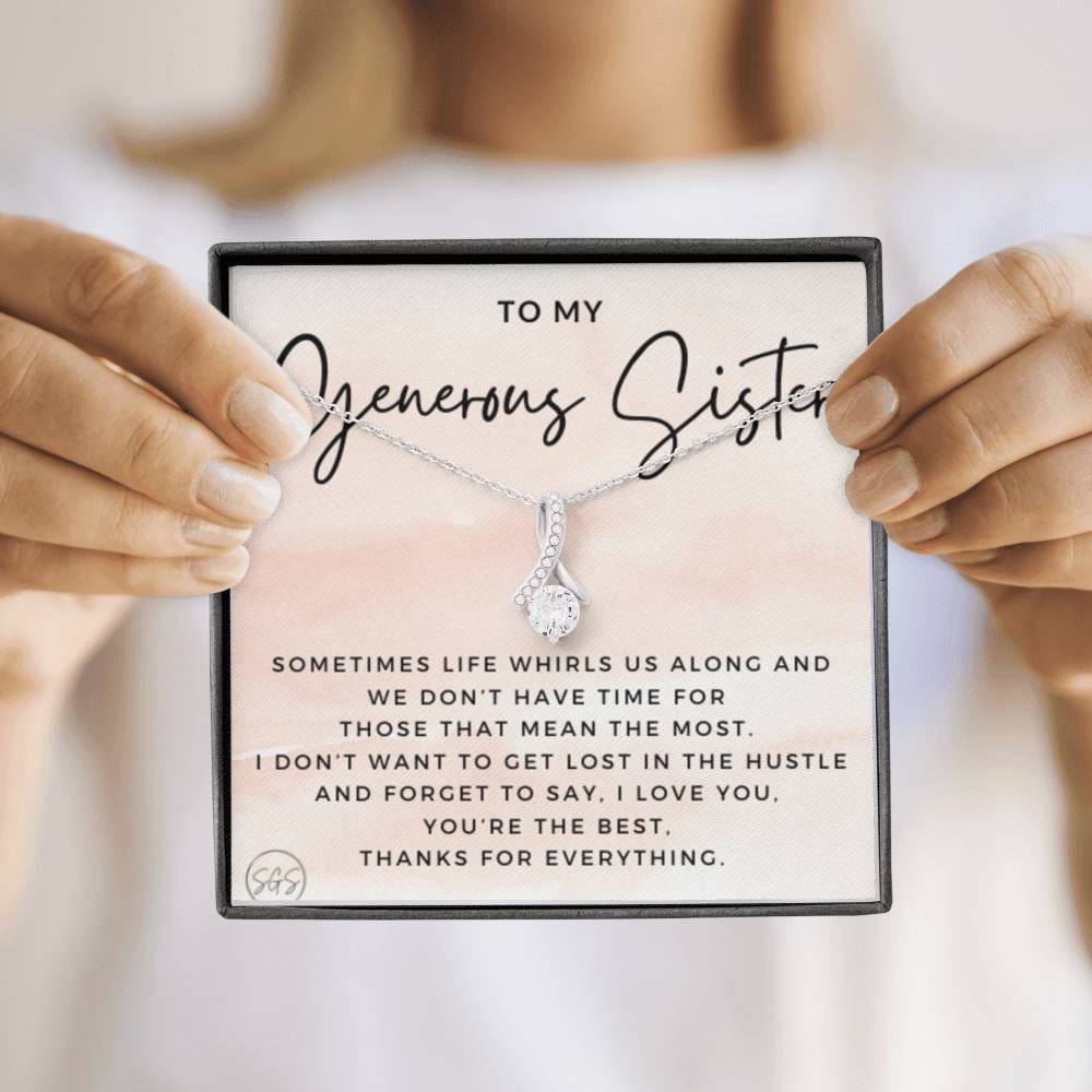 0625C My Generous Sister Necklace Beauty