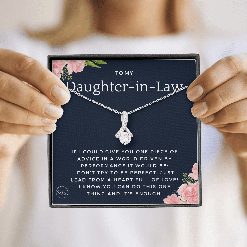 Daughter in Law Gift | Future DIL, Bonus Daughter, From Mother in Law, Father in Law, In Laws, For the Bride, Son's Wife, Fiance 1012DILjbA