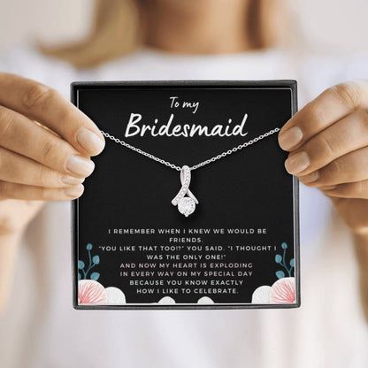 BridesmaidHeartExploding3 Necklace Beauty