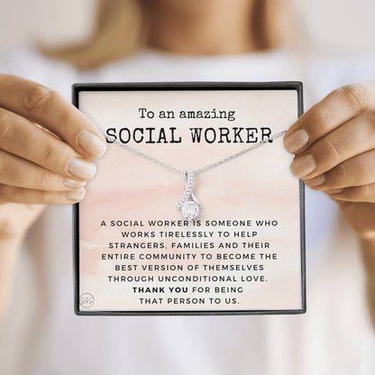 0922f social worker.png Necklace Beauty