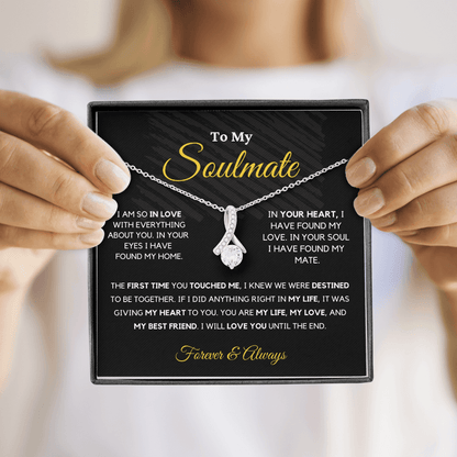 Soulmate - My Life - Alluring Beauty Necklace | Romantic Gift for Wife, Fiancé, Girlfriend - Anniversary Gift, Valentine's Day Present