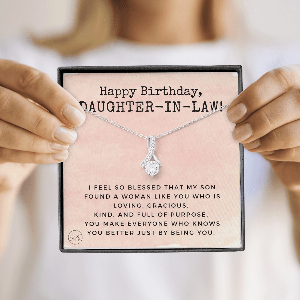 Daughter in Law Gift | Future DIL, Bonus Daughter, From Mother in Law, Father in Law, In Laws, For the Bride, Son's Wife, Fiance 1012DILhbbA