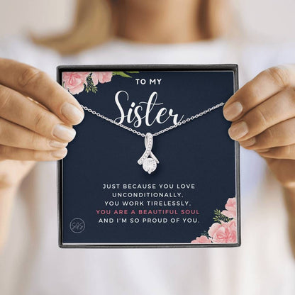 sister proud of you 0707j Necklace Beauty