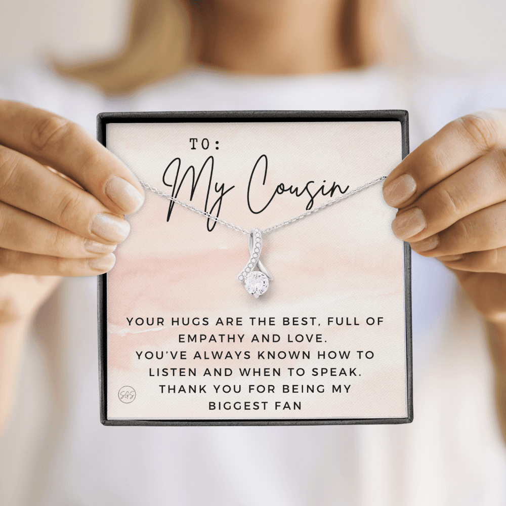 Gift for Cousin | Cousin Crew Necklace, Cousins and Best Friends, I Miss You Present, Gift for Birthday, Graduation, Thinking of You 2414B