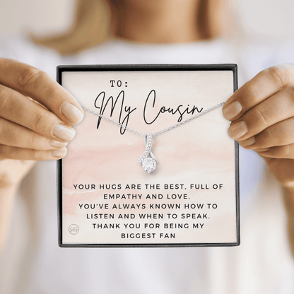 Gift for Cousin | Cousin Crew Necklace, Cousins and Best Friends, I Miss You Present, Gift for Birthday, Graduation, Thinking of You 2414B