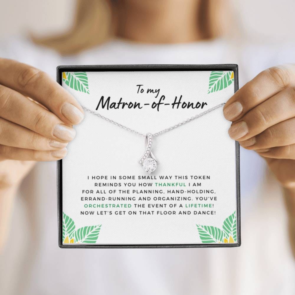 MatronofHonorTokenofThanks Necklace Beauty