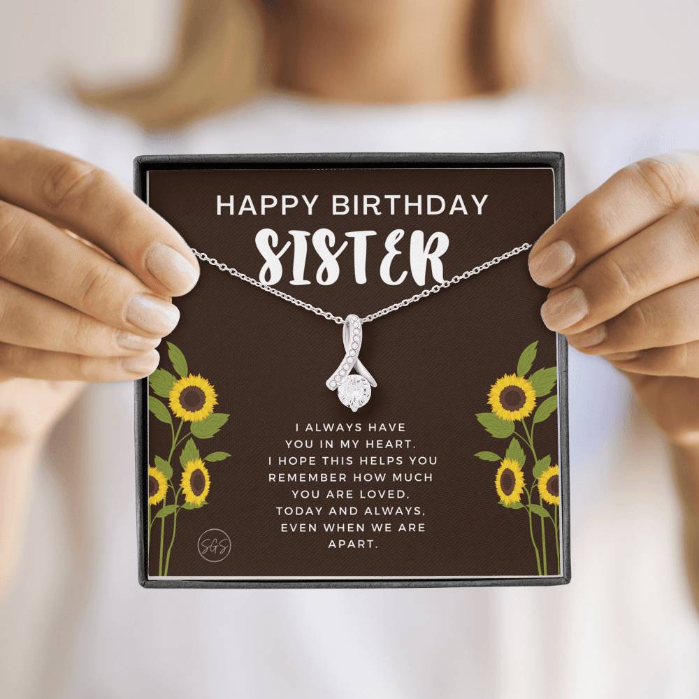 Sister Happy Bday 0707c Necklace Beauty