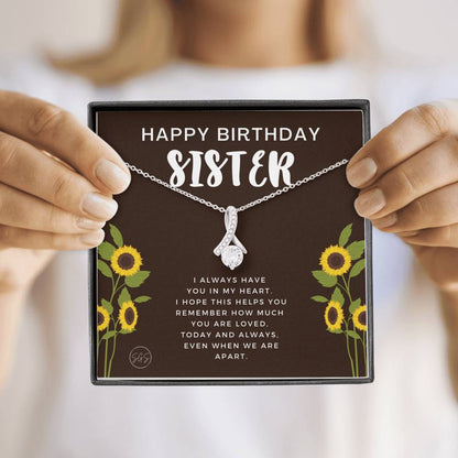 Sister Happy Bday 0707c Necklace Beauty