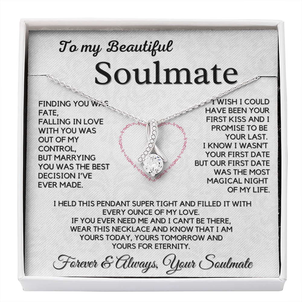 Romantic Gift for Soulmate - Yours for Eternity, Forever and Always
