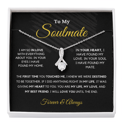 Soulmate - My Life - Alluring Beauty Necklace | Romantic Gift for Wife, Fiancé, Girlfriend - Anniversary Gift, Valentine's Day Present