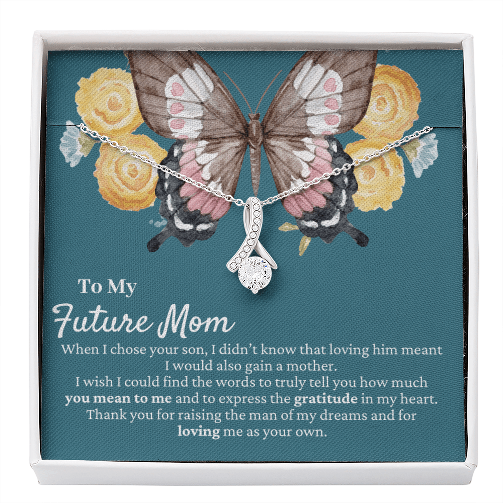 Future Mother-in-Law Gift | Mother's Day Present, Butterfly Necklace, Mother Of The Groom Gift, Meaningful Gift from Daughter-in-Law