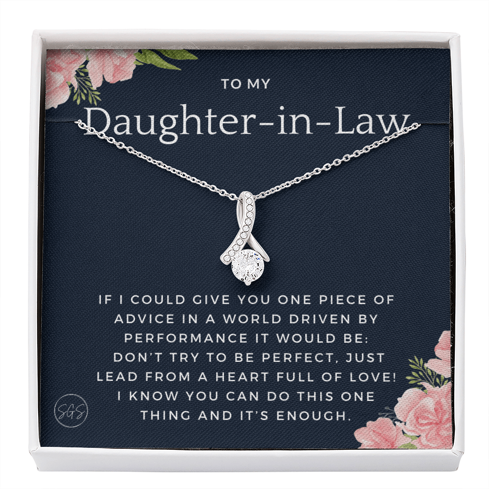 Daughter in Law Gift | Future DIL, Bonus Daughter, From Mother in Law, Father in Law, In Laws, For the Bride, Son's Wife, Fiance 1012DILjbA