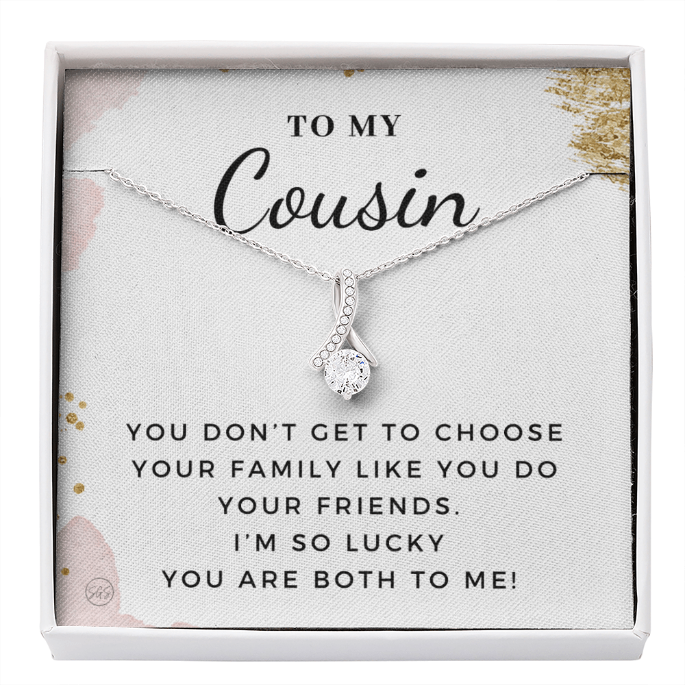 Gift for Cousin | Cousin Crew Necklace, Cousins and Best Friends, I Miss You Present, Gift for Birthday, Graduation, Thinking of You 2401aB