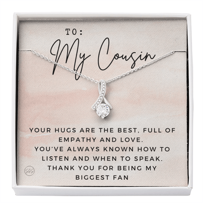 Gift for Cousin | Cousin Crew Necklace, Cousins and Best Friends, I Miss You Present, Gift for Birthday, Graduation, Thinking of You 2414B