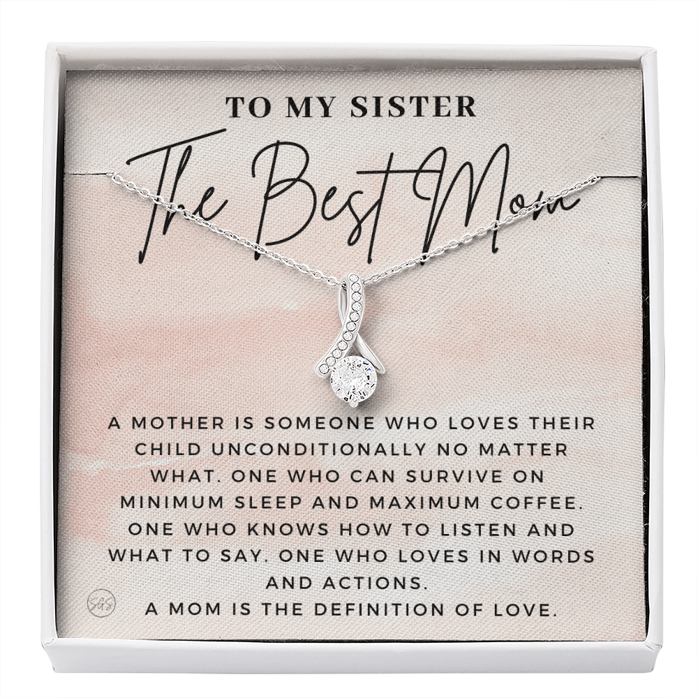 My Sister, An Incredible Mom | Gift for Pregnant Sister, Mother's Day Gift for Sister, Christmas Present for Sister-in-Law, New Mom, Second Child Baby Shower 1112scBA