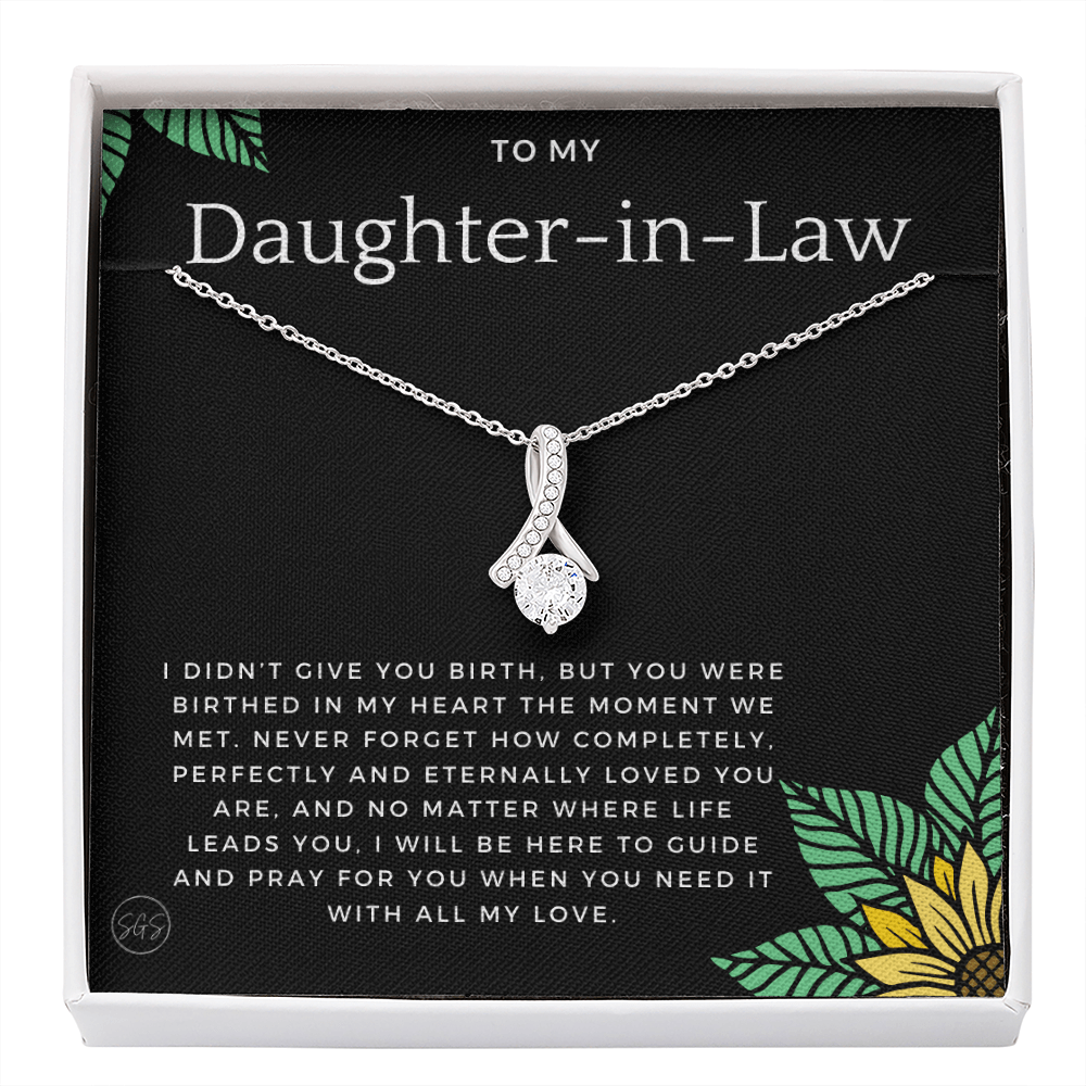 Daughter in Law Gift | Future DIL, Bonus Daughter, From Mother in Law, Father in Law, In Laws, For the Bride, Son's Wife, Fiance 1012DILgbA