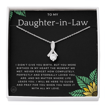 Daughter in Law Gift | Future DIL, Bonus Daughter, From Mother in Law, Father in Law, In Laws, For the Bride, Son's Wife, Fiance 1012DILgbA
