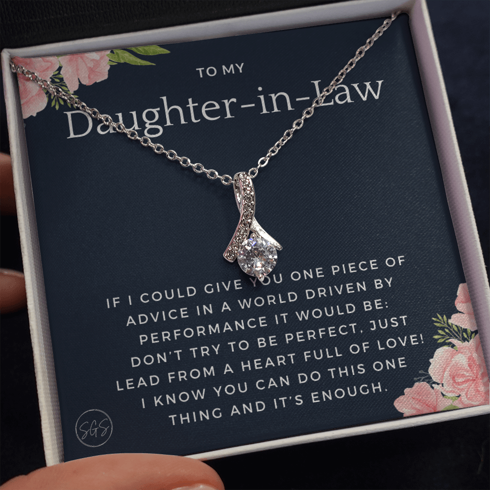 Daughter in Law Gift | Future DIL, Bonus Daughter, From Mother in Law, Father in Law, In Laws, For the Bride, Son's Wife, Fiance 1012DILjbA
