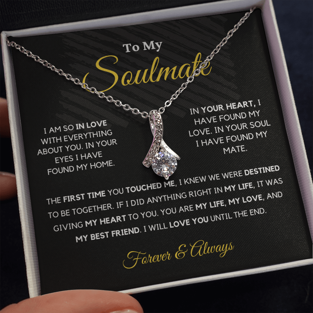 Soulmate - My Life - Alluring Beauty Necklace | Romantic Gift for Wife, Fiancé, Girlfriend - Anniversary Gift, Valentine's Day Present