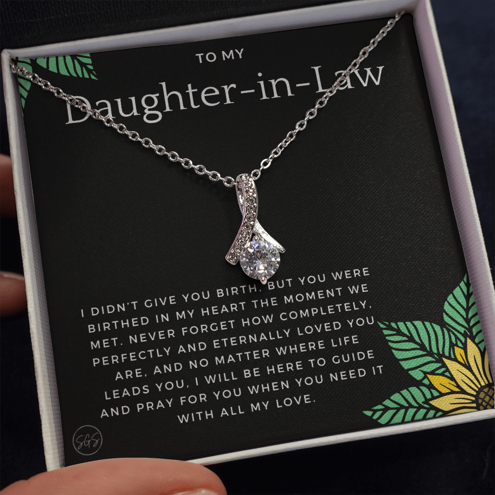 Daughter in Law Gift | Future DIL, Bonus Daughter, From Mother in Law, Father in Law, In Laws, For the Bride, Son's Wife, Fiance 1012DILgbA