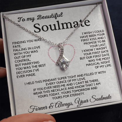 Romantic Gift for Soulmate - Yours for Eternity, Forever and Always
