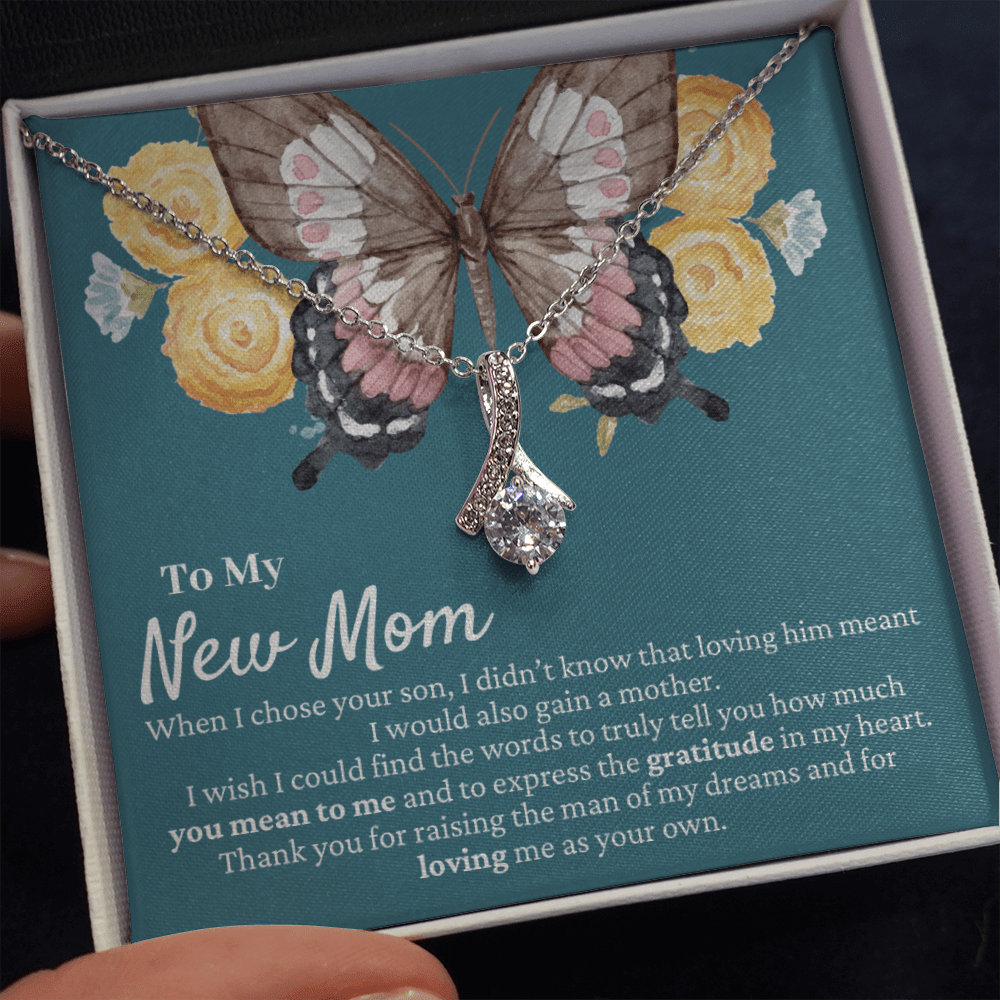 Future Mother-in-Law Gift | Mother's Day Present, Butterfly Necklace, Mother Of The Groom Gift, Meaningful Gift from Daughter-in-Law