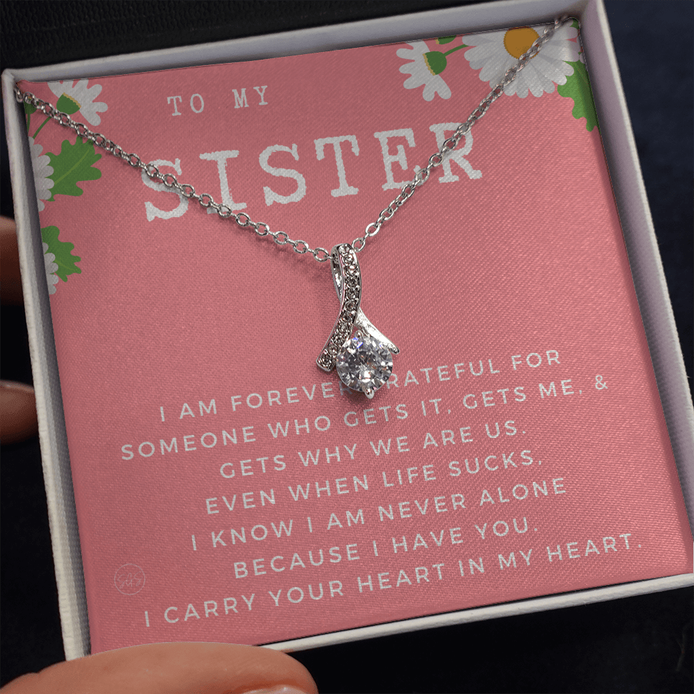 Gift for My Sister | You Are My Person, Thank You, Birthday, Sisters, Wedding, Christmas Gift to Sister From Sister, Sister-in-Law 1113aBA