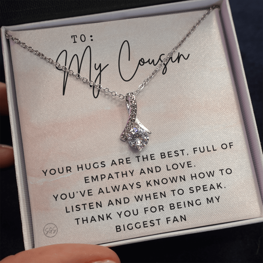 Gift for Cousin | Cousin Crew Necklace, Cousins and Best Friends, I Miss You Present, Gift for Birthday, Graduation, Thinking of You 2414B