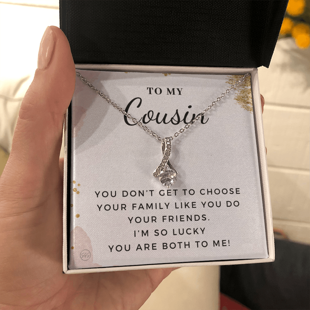 Gift for Cousin | Cousin Crew Necklace, Cousins and Best Friends, I Miss You Present, Gift for Birthday, Graduation, Thinking of You 2401aB