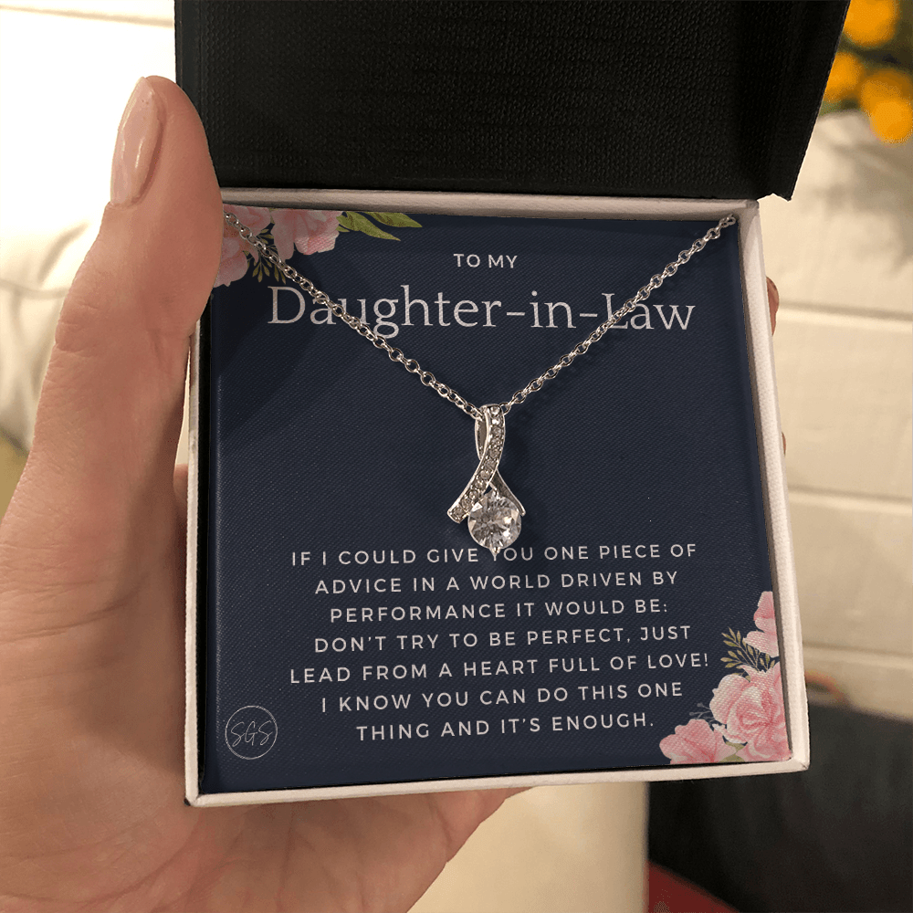 Daughter in Law Gift | Future DIL, Bonus Daughter, From Mother in Law, Father in Law, In Laws, For the Bride, Son's Wife, Fiance 1012DILjbA
