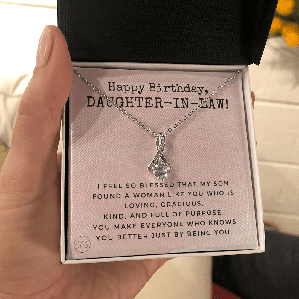 Daughter in Law Gift | Future DIL, Bonus Daughter, From Mother in Law, Father in Law, In Laws, For the Bride, Son's Wife, Fiance 1012DILhbbA