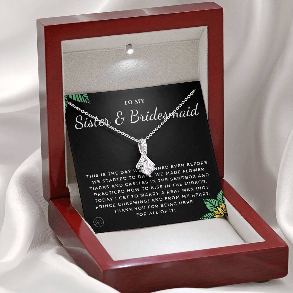 Sister Bridesmaid 0712h Necklace Beauty