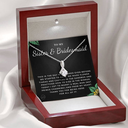 Sister Bridesmaid 0712h Necklace Beauty