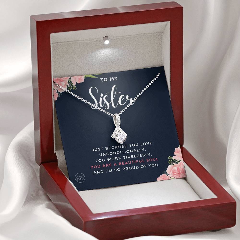 sister proud of you 0707j Necklace Beauty