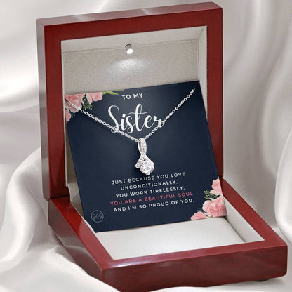 sister proud of you 0707j Necklace Beauty