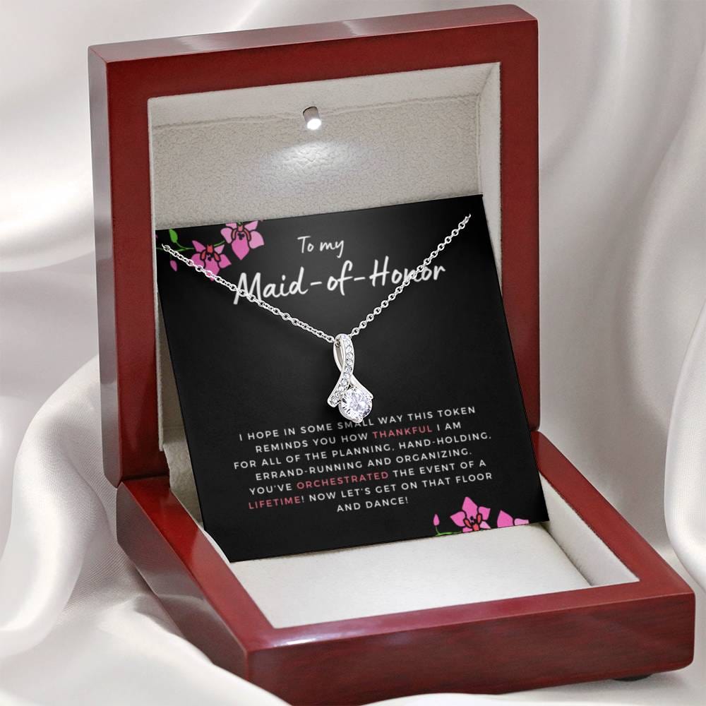 MaidofHonorTokenofThanks Necklace Beauty