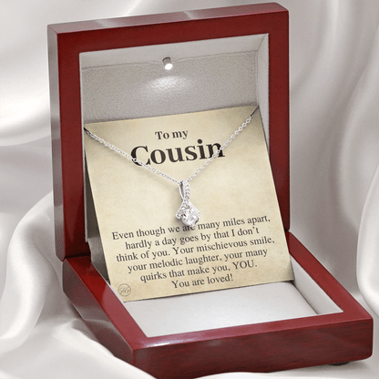 Gift for Cousin | Cousin Crew Necklace, Cousins and Best Friends, I Miss You Present, Gift for Birthday, Graduation, Thinking of You 2415B