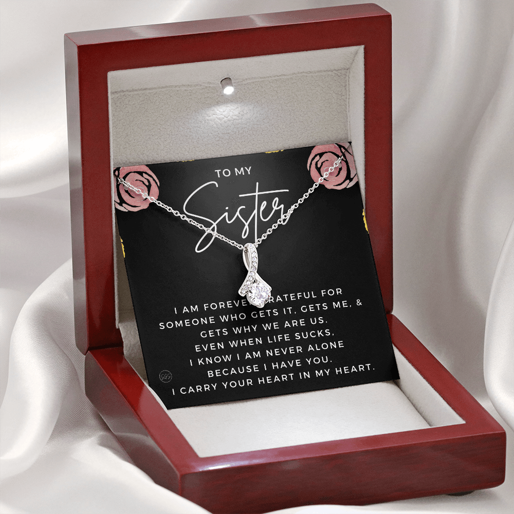 Gift for My Sister | You Are My Person, Thank You, Birthday, Sisters, Wedding, Christmas Gift to Sister From Sister, Sister-in-Law 1113cBA