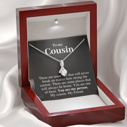 Gift for Cousin | Cousin Crew Necklace, Cousins and Best Friends, I Miss You Present, Gift for Birthday, Graduation, Thinking of You 2413B