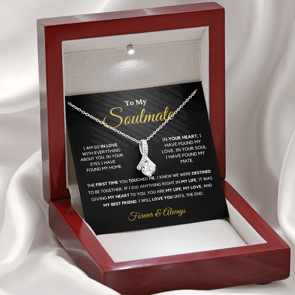 Soulmate - My Life - Alluring Beauty Necklace | Romantic Gift for Wife, Fiancé, Girlfriend - Anniversary Gift, Valentine's Day Present