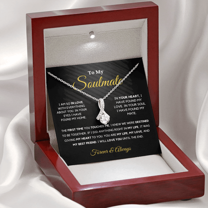 Soulmate - My Life - Alluring Beauty Necklace | Romantic Gift for Wife, Fiancé, Girlfriend - Anniversary Gift, Valentine's Day Present